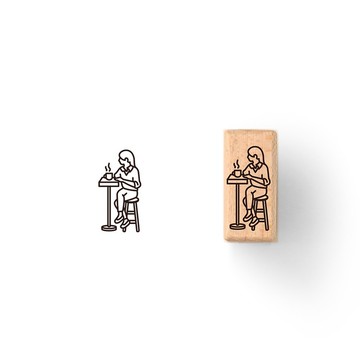 本日印章－喝咖啡