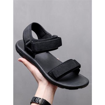 新款越南男士涼鞋夏季青少年透氣軟底防滑防臭沙灘鞋運動休閑開車