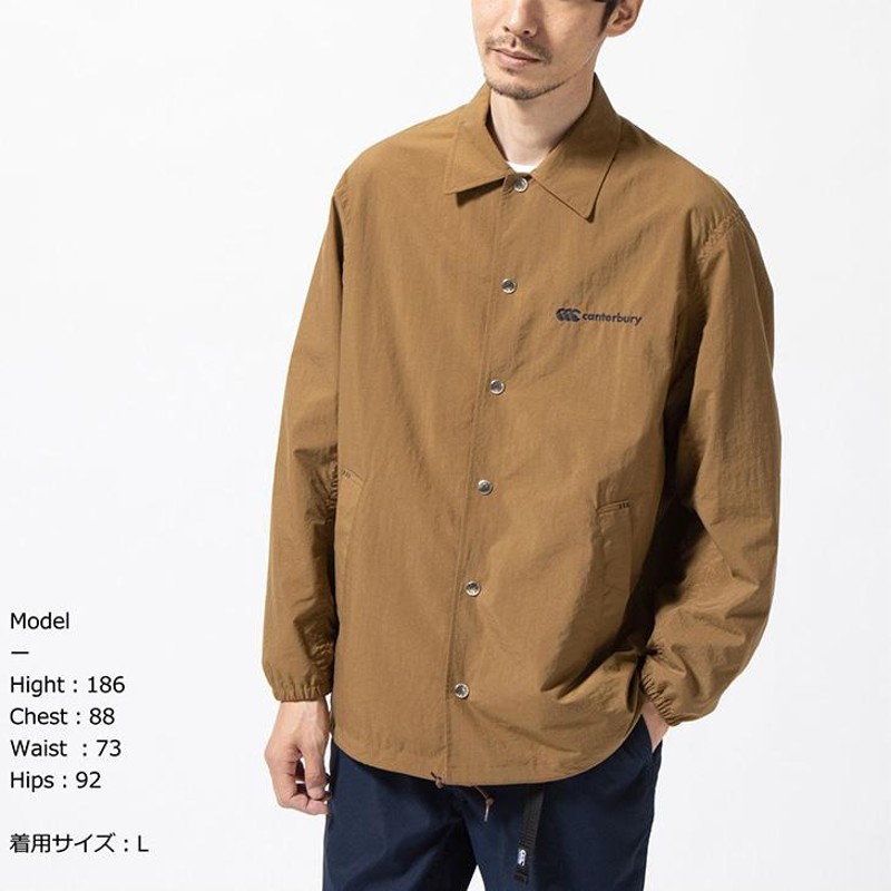 コーチジャケット 裏メッシュ メンズ カンタベリー canterbury