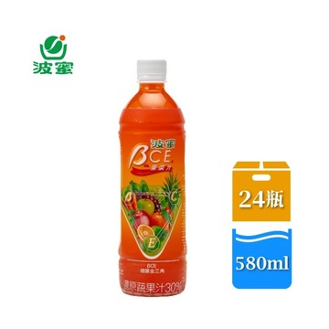 【波蜜】BCE果菜汁580mlX24罐/箱-箱購