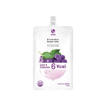 Jelly.B 低卡蒟蒻果凍(紫葡萄味)(150g/袋)【杏一】