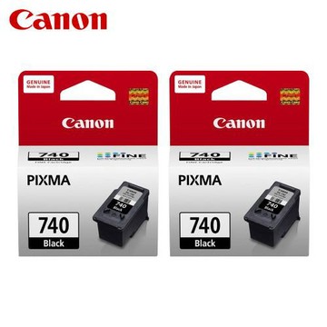【Canon】 PG-740 2入組  原廠黑色墨水匣 PG740
