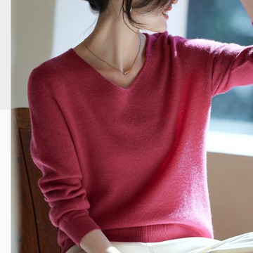 衣時尚 針織衫 毛衣 針織上衣 長袖上衣 新款小香風白色V領羊毛針織打底衫S01-9329.