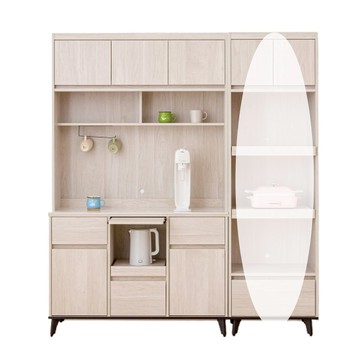 【MUNA家居】萊米克4尺岩板餐櫃全組/N242-1+N240-2