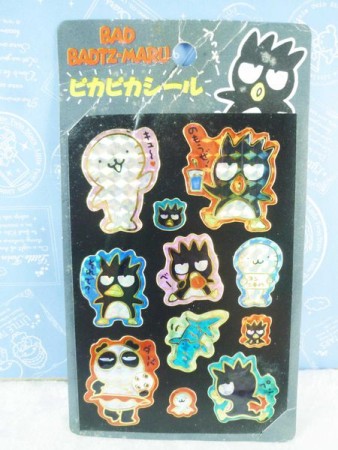 【震撼精品百貨】Bad Badtz-maru_酷企鵝~貼紙-黑底【共1款】