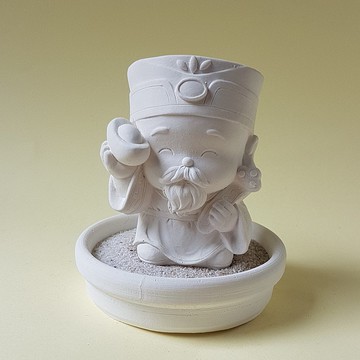 歡喜迎財神 五路財神之南路財神 小盤套組 珪藻擴香 擴香家飾