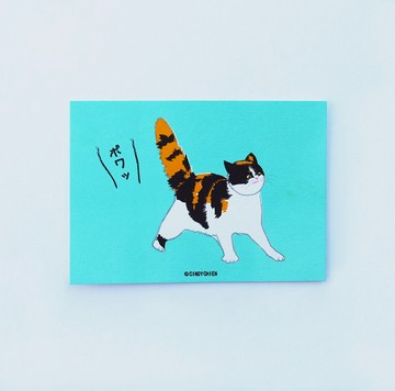 【CINDY CHIEN】老虎不發威當我是病貓明信片