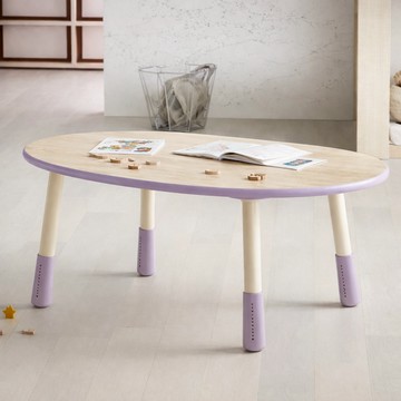 【iloom怡倫家居】1200型豌豆桌 兒童成長桌 紫色 兒童桌 成長桌 兒童書桌 桌子 小桌子 邊桌