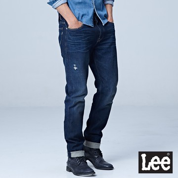 Lee 705 四面彈中腰標準舒適小直筒牛仔褲 男 101+ LL1802748ZU