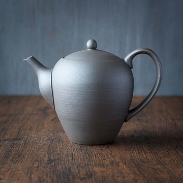橡果茶壺 - 急須・炭灰色