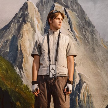 iPhone 16 Odyssey M+ 超軍規防摔掛繩手機殼/相機控制按鍵版(支援MagSafe) 金屬黑/6.9 Pro Max