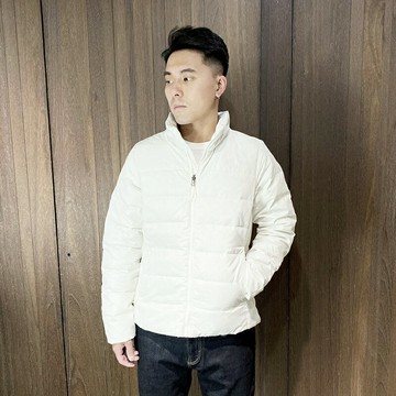 美國百分百【全新真品】THE NORTH FACE 羽絨外套 立領 女款 TNF 防寒 防潑水 logo 白色 DE52