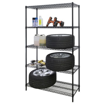 【品樂生活】荷重型烤漆五層架 45X90X150CM /重型層架/置物架/鐵架/貨架