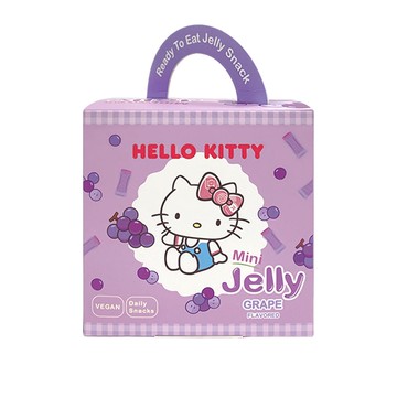 Sanrio三麗鷗｜機場免稅限定 Hello Kitty 寒天果凍禮盒 (葡萄口味)