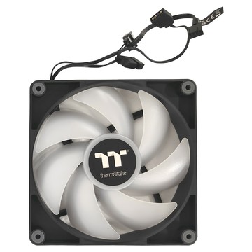 thermaltake 曜越 CT140 ARGB 散熱風扇 2件組  140 x 140 x 25 mm  5V ARGB接頭  CL-F150-PL14SW-A  黑色  1組