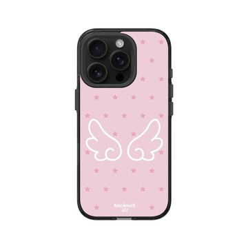 iPhone 16 Pro Clear (相機按鈕) 酷墨灰 - Knock Knock A2Z - 霓虹邱比特