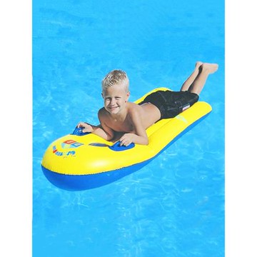 兒童沖浪板滑水板充氣打水板踢板加厚戲水浮排游泳圈泡沫之夏飛艇