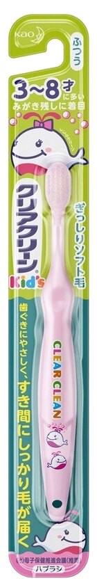 日本花王 超纖細牙刷(3-8歲)【甜蜜家族】