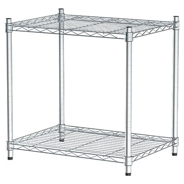 dayneeds 日需百備 輕型 電鍍 鎖管 鐵力士架/收納層架/鞋架/展示架/層架/鐵架  60 x 45 x 60cm  2層