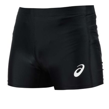 ASICS 男3吋緊身短褲-休閒 三分褲 訓練 運動 2091A843-001 黑白