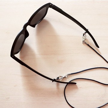 率性極簡丨眼鏡繩 口罩掛繩 項鍊 多用途時尚配件 細版-深藍