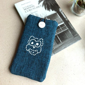 客製化電話包 手機袋 手機保護布套 - 貓頭鷹 (P-281)