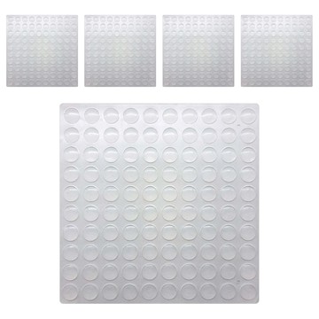 矽膠防撞靜音墊 加厚耐磨防滑 單粒直徑0.8cm  10 x 10cm  1組