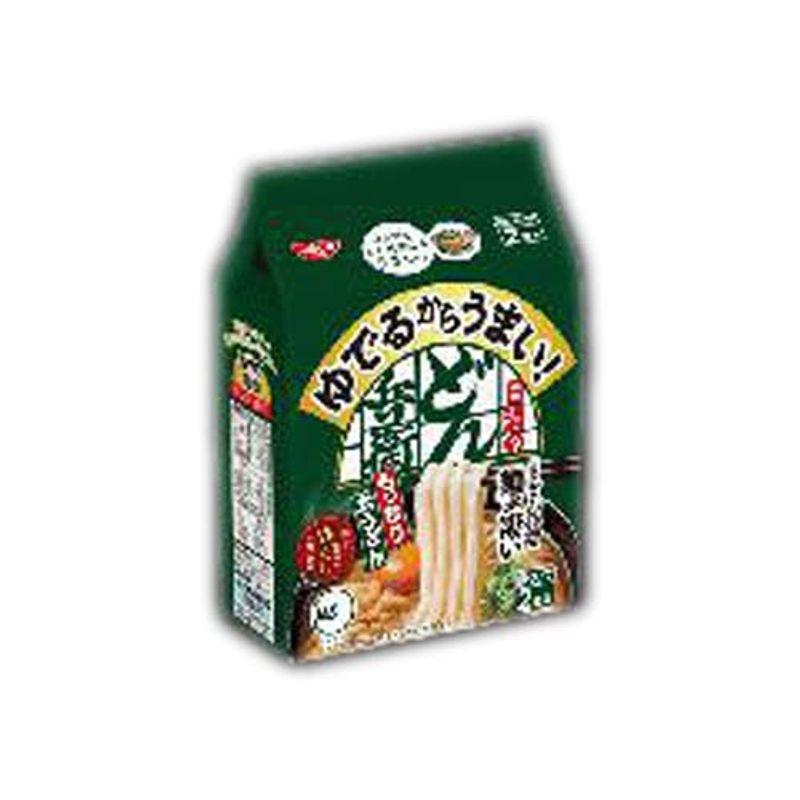 日清食品 ゆでるからうまい 日清のどん兵衛 もっちり太うどん 2食パック×9袋入