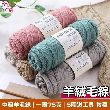 羊毛羊絨線 中粗羊毛線 圍巾毛線 diy手工編織圍巾帽子毛衣外套 羊毛毛線 羊駝絨毛線 編織鉤針棒針羊毛線