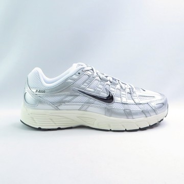 Nike CD6404105 男女 休閒鞋 P-6000 抓地 皮革 銀×黑勾【iSport愛運動】