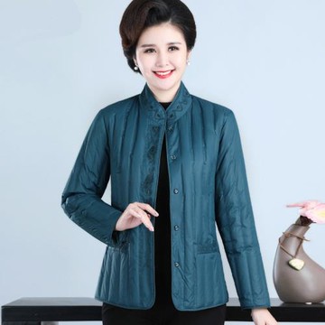 中老年羽絨內膽女輕薄大碼貼身內外穿保暖上衣媽媽短款冬裝羽絨服