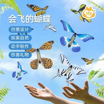 頑學GWIZ兒童戶外玩具會飛的蝴蝶魔術師玩具兒童創意禮物批發