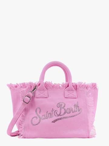 Colette cotton handbag with rhinestones logo - MC2 SAINT BARTH - gender_Woman
