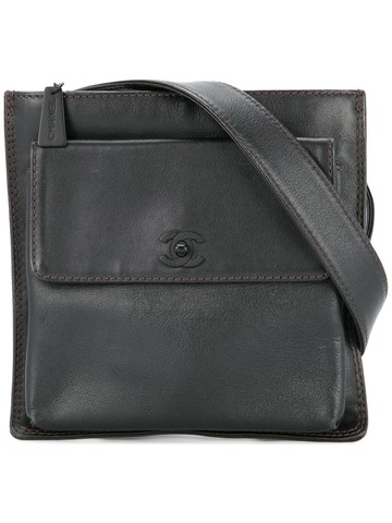 CHANEL Pre-Owned - CC logo belt bag - women - Leather - One Size - Black