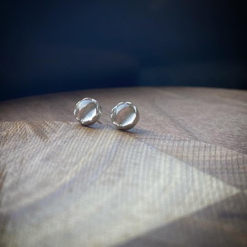 -淨-透系列-水晶925純銀耳針