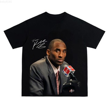 科比 kobe 柯比 純棉寬松圓領落肩半袖男 純棉T恤 重磅oversize水洗做舊短t t恤男短袖美式復古短袖上衣