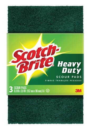 Scotch Brite Heavy Duty Scour Pads 3 Pads