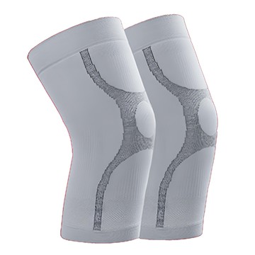 A-ZEAL 高效能石墨稀專業運動護膝 XXL 灰色 1雙 專業運動支撐 舒適透氣 運動防護