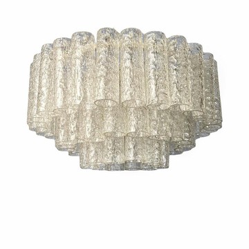 多利亞照明|的三層吊燈復古透明玻璃吸頂燈|