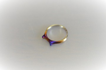 鈦環・鈦環・有點小的藍紫色耳朵・尺寸0