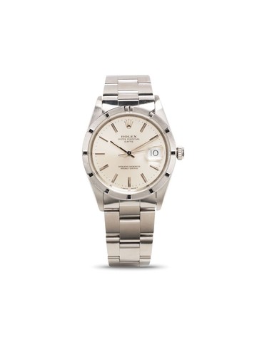 Rolex - 1993 pre-owned Date 34mm - unisex - stainless steel - One Size - Silver