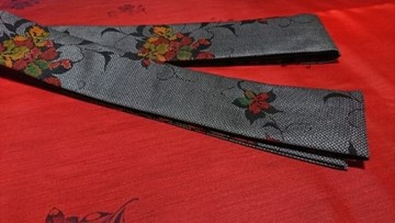 創作腰帶☆居合腰帶・袢纏腰帶 雙面大島風 寬約 7cm