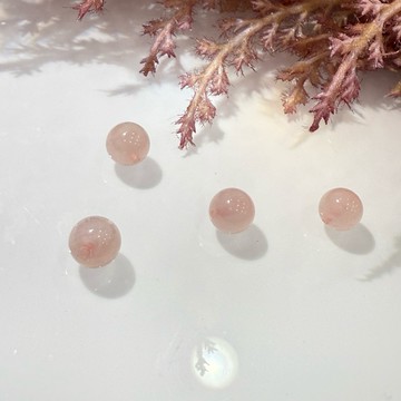💕 𝓒. 𝓣 晶寶💕 粉晶 粉水晶 圓珠 單珠 散珠 設計 單珠 8mm左右