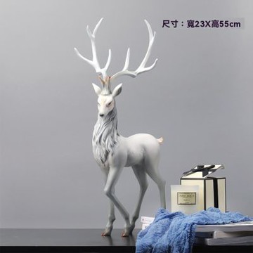 高級感小眾鹿 客廳電視櫃擺件 輕奢酒櫃玄關辦公室開業喬遷新居禮品