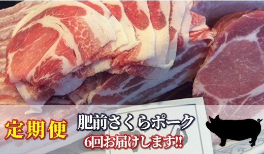 ｋ－１　佐賀県産豚肉「肥前さくらポーク」が６回届く定期便