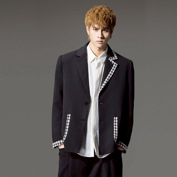 品立秋裝男士休閑西裝  裁魂系列千鳥格拼接西服外套