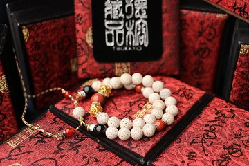 極品星月菩提子 10mm 27顆手持型 南紅瑪瑙 黑曜石 佛珠 串珠設計