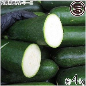 沖縄県産 ズッキーニ 約4kg 沖縄 野菜 沖縄の野菜 国産 お取り寄せ