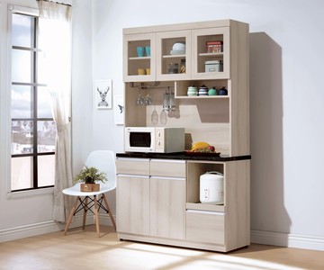 【尚品家具】HY-B451-06 艾達石面4尺餐櫃 / 石面4尺餐櫃下座