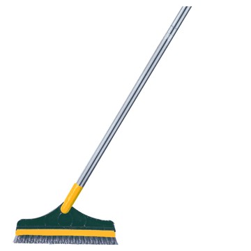 三合一撞色刮條地板刷 不鏽鋼+PP+TPR材質  顏色隨機  1組